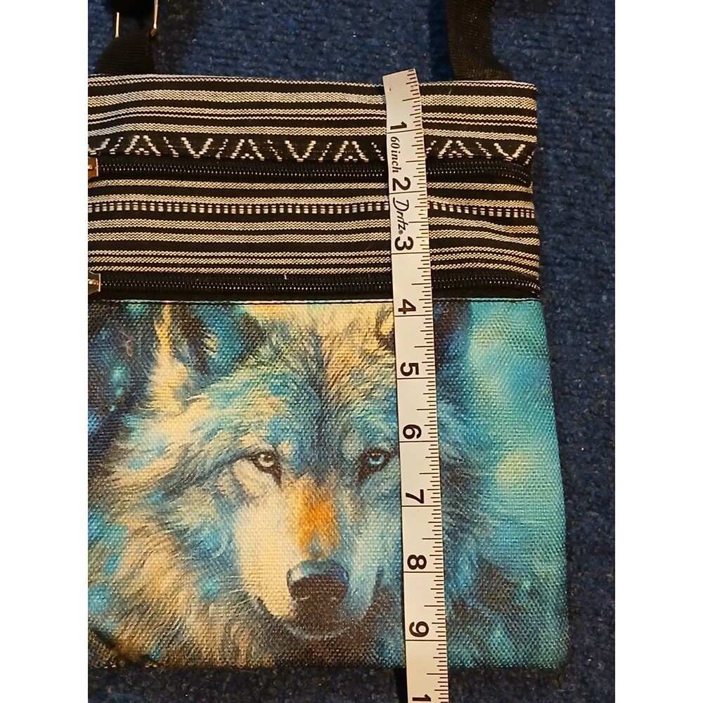 Wolf Tribal crossbody/ shoulder Bag Adjustable straps - Picture 7 of 7